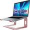 Ergonomic Aluminum Laptop Stand - Stylish Purple Riser for 10-15.6" Notebooks - Elevate Your Workspace!